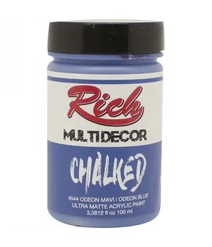 Rich Multi Decor Chalked Akrilik Boya 100 cc. 4544 ODEON MAVİ