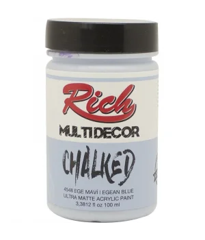Rich Multi Decor Chalked Akrilik Boya 100 cc. 4548 EGE MAVİ