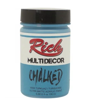Rich Multi Decor Chalked Akrilik Boya 100 cc. 4558 TURKUAZ