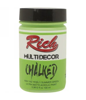 Rich Multi Decor Chalked Akrilik Boya 100 cc. 4564 YAZYEŞİLİ