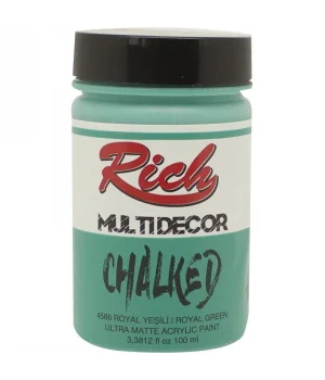 Rich Multi Decor Chalked Akrilik Boya 100 cc. 4566 ROYAL YEŞİL