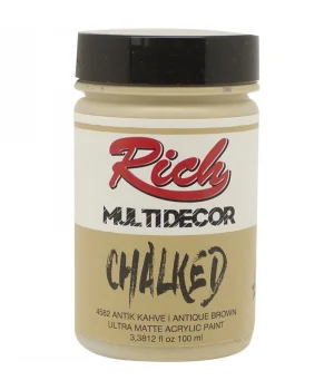 Rich Multi Decor Chalked Akrilik Boya 100 cc. 4582 ANTİK KAHVE