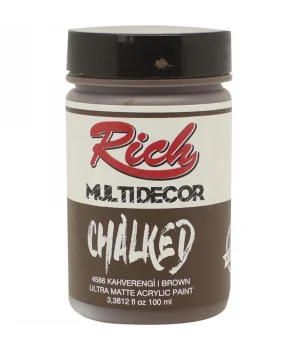 Rich Multi Decor Chalked Akrilik Boya 100 cc. 4586 KAHVERENGİ