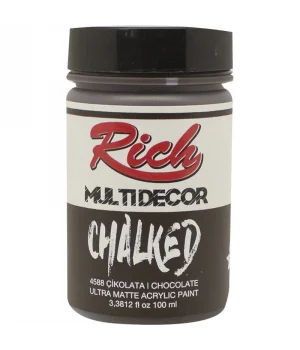 Rich Multi Decor Chalked Akrilik Boya 100 cc. 4588 ÇİKOLATA