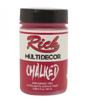 Rich Multi Decor Chalked Akrilik Boya 100 cc. 4590 KIRMIZI