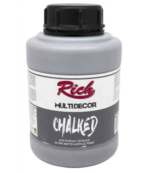 Rich Multi Decor Chalked Akrilik Boya 1750 gr. 4576 İS SİYAHI