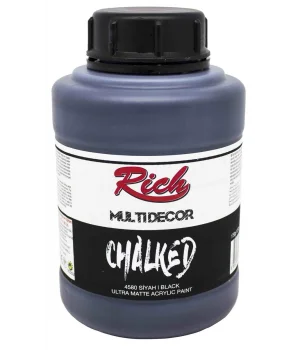 Rich Multi Decor Chalked Akrilik Boya 1750 gr. 4580 SİYAH