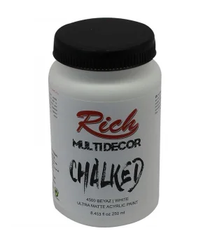 Rich Multi Decor Chalked Akrilik Boya 250 cc. 4500 BEYAZ