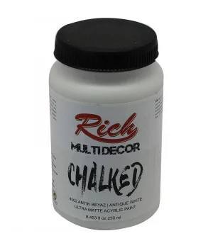 Rich Multi Decor Chalked Akrilik Boya 250 cc. 4502 ANTİK BEYAZ