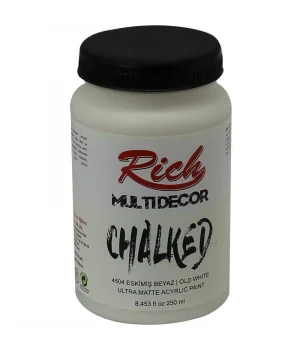 Rich Multi Decor Chalked Akrilik Boya 250 cc. 4504 ESKİMİŞ BEYAZ