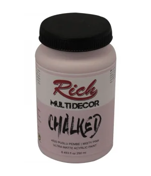 Rich Multi Decor Chalked Akrilik Boya 250 cc. 4520 PUSLU PEMBE