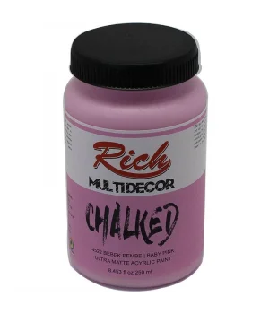 Rich Multi Decor Chalked Akrilik Boya 250 cc. 4522 BEBEK PEMBE