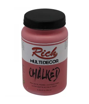Rich Multi Decor Chalked Akrilik Boya 250 cc. 4524 ANTİK PEMBE