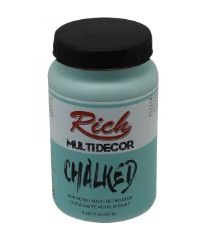 Rich Multi Decor Chalked Akrilik Boya 250 cc. 4546 RETRO MAVİ