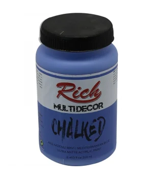 Rich Multi Decor Chalked Akrilik Boya 250 cc. 4552 AKDENİZ MAVİ