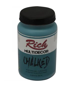 Rich Multi Decor Chalked Akrilik Boya 250 cc. 4558 TURKUAZ