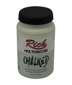 Rich Multi Decor Chalked Akrilik Boya 250 cc. 4562 SOFT YEŞİL