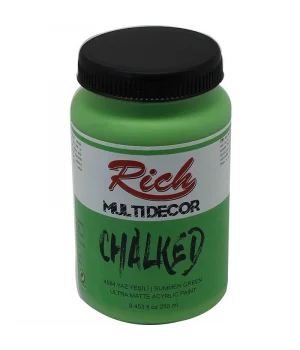 Rich Multi Decor Chalked Akrilik Boya 250 cc. 4564 YAZYEŞİLİ