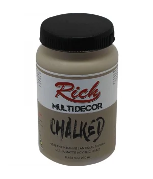 Rich Multi Decor Chalked Akrilik Boya 250 cc. 4582 ANTİK KAHVE