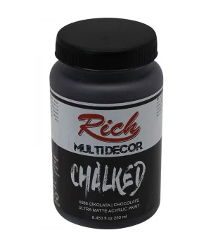 Rich Multi Decor Chalked Akrilik Boya 250 cc. 4588 ÇİKOLATA