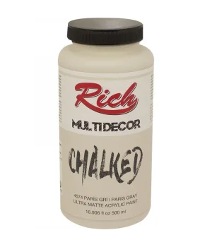 Rich Multi Decor Chalked Akrilik Boya 500 cc. 4574 PARİS GRİ
