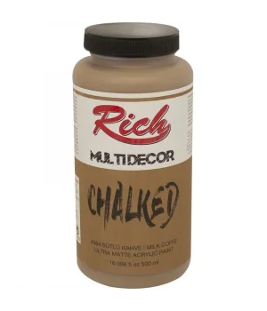 Rich Multi Decor Chalked Akrilik Boya 500 cc. 4584 SÜTLÜ KAHVE