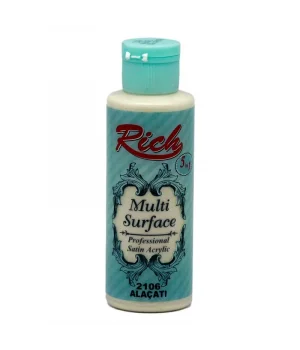 Rich Multi Surface Her Yüzey İçin Akrilik Boya 120 cc. 2106 ALAÇATI