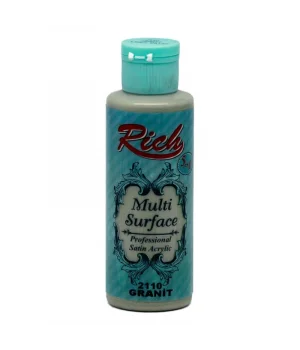 Rich Multi Surface Her Yüzey İçin Akrilik Boya 120 cc. 2110 GRANİT