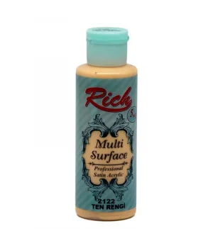 Rich Multi Surface Her Yüzey İçin Akrilik Boya 120 cc. 2122 TEN RENGİ