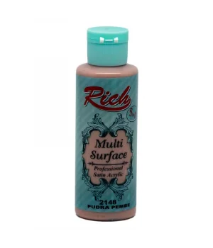 Rich Multi Surface Her Yüzey İçin Akrilik Boya 120 cc. 2148 PUDRA PEMBE