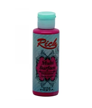 Rich Multi Surface Her Yüzey İçin Akrilik Boya 120 cc. 2154 FUŞYA
