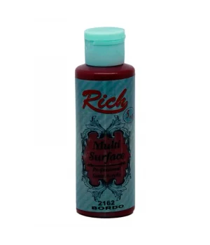 Rich Multi Surface Her Yüzey İçin Akrilik Boya 120 cc. 2162 BORDO