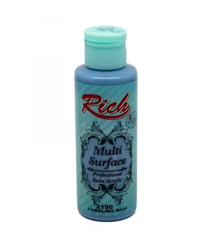 Rich Multi Surface Her Yüzey İçin Akrilik Boya 120 cc. 2190 KAROLİNA MAVİ