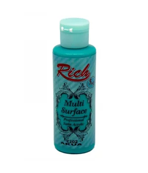 Rich Multi Surface Her Yüzey İçin Akrilik Boya 120 cc. 2202 AQUA