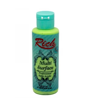 Rich Multi Surface Her Yüzey İçin Akrilik Boya 120 cc. 2214 TROPİK