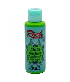 Rich Multi Surface Her Yüzey İçin Akrilik Boya 120 cc. 2216 MANGO
