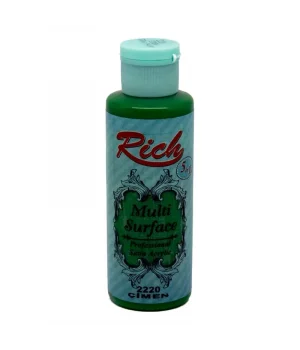 Rich Multi Surface Her Yüzey İçin Akrilik Boya 120 cc. 2220 ÇİMEN