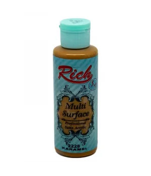 Rich Multi Surface Her Yüzey İçin Akrilik Boya 120 cc. 2228 KARAMEL