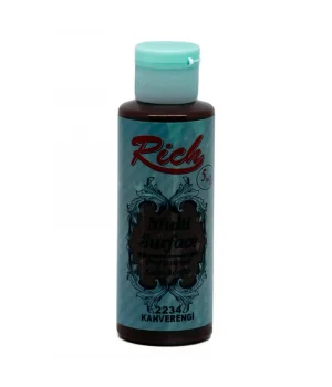 Rich Multi Surface Her Yüzey İçin Akrilik Boya 120 cc. 2234 KAHVERENGİ