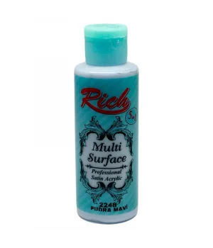 Rich Multi Surface Her Yüzey İçin Akrilik Boya 120 cc. 2248 PUDRA MAVİ