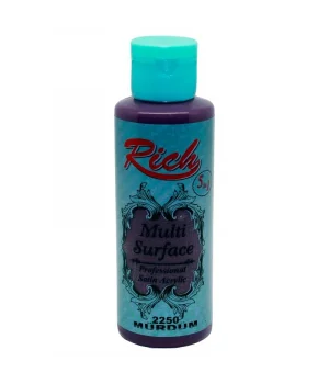 Rich Multi Surface Her Yüzey İçin Akrilik Boya 120 cc. 2250 MÜRDÜM