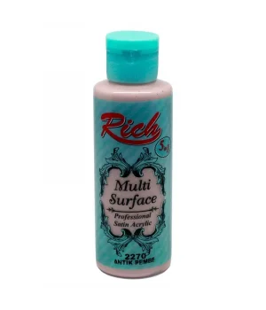 Rich Multi Surface Her Yüzey İçin Akrilik Boya 120 cc. 2270 ANTİK PEMBE