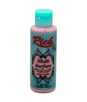 Rich Multi Surface Her Yüzey İçin Akrilik Boya 120 cc. 2276 YABAN GÜLÜ