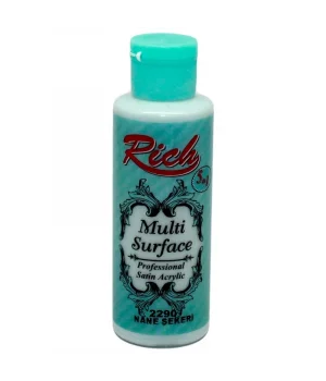 Rich Multi Surface Her Yüzey İçin Akrilik Boya 120 cc. 2290 NANE ŞEKERİ