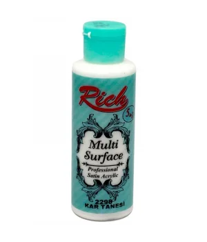 Rich Multi Surface Her Yüzey İçin Akrilik Boya 120 cc. 2298 KAR TANESİ