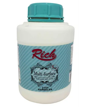 Rich Multi Surface Her Yüzey İçin Akrilik Boya 1750 gr. 2104 KARDELEN