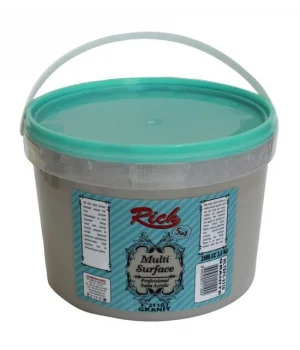 Rich Multi Surface Her Yüzey İçin Akrilik Boya 2500 ml. 2110 GRANİT
