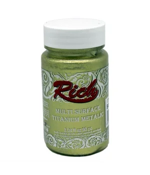 Rich Multi Surface Titanium Metalik Boya 90 cc. 2514 SOFT GOLD