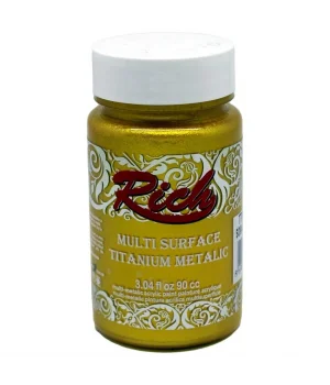 Rich Multi Surface Titanium Metalik Boya 90 cc. 2522 SOM ALTIN