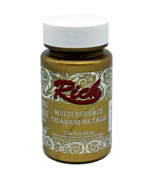 Rich Multi Surface Titanium Metalik Boya 90 cc. 2524 ANTİK ALTIN